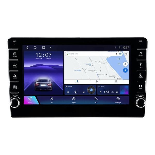 Універсальна Mагнітола K7862, QLED DSP with carplay(4/32, 4G sim) 8 Core Android 12 RGB, автомагнітола  СK7862-2 фото