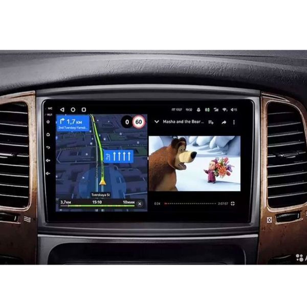 Штатна магнітола TOYOTA LAND CRUISER 100, головний пристрій тойота, автомагнітола 2DIN 2/32, навігатор, магнітола андроїд  СMT-657 фото