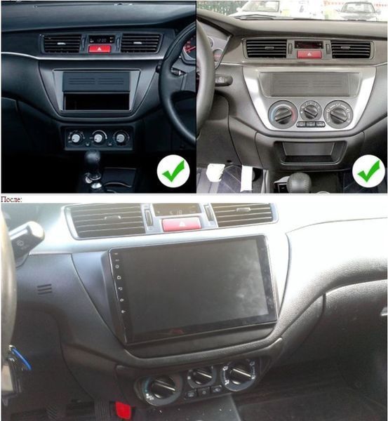 Штатная магнитола андроид Mitsubishi Lancer9, штатное головное устройство митсубиси, автомагнитола 2DIN 2/32, навигатор, магнитола андроид СMT-608 фото