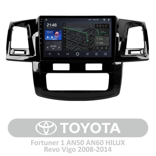 Штатна магнітола андроїд TOYOTA Fortuner/Hilux, штатний головний пристрій, магнітола  2DIN 2/32, навігатор, автомагнітола андроїд  СMT-571 фото