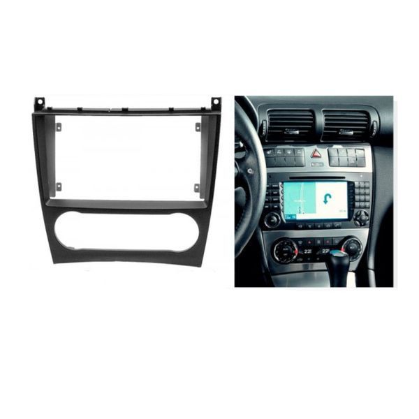 Рамка для штатної магнітоли Benz C-class W203 2005-09 GLK-class C209 перехідна рамка для автомагнітоли R.MT-926 фото
