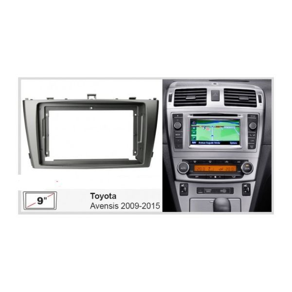 Рамка для штатной магнитолы Toyota Avensis 2009-15 переходная рамка для автомагнитолы рамка авто тойота R.MT-1294 фото