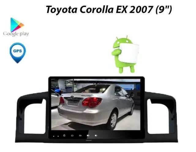 Штатна магнітола андроїд TOYOTA COROLLA EX, головний пристрій тойта корола, автомагнітола 2DIN 2/32, навігатор, магнітола андроїд  СMJ-044 фото