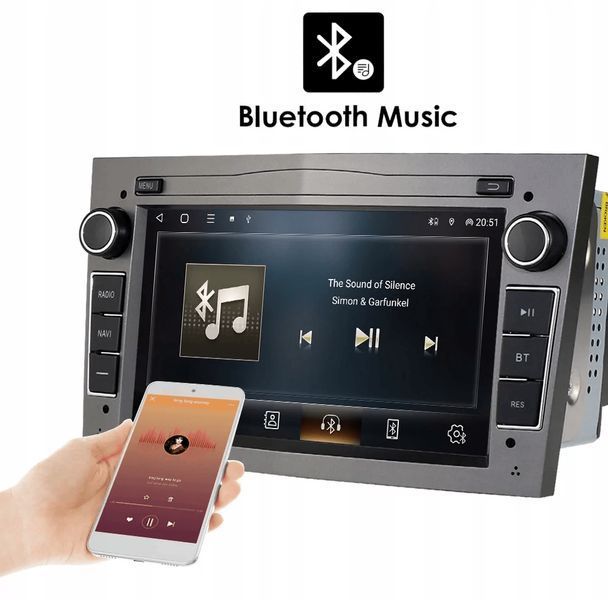 Штатная Mагнитола OPEL UNIVERSAL Android 13, штатное головное устройство опель, магнитола 2DIN 4/32, навигатор, автомагнитола андроид СOP-721S фото