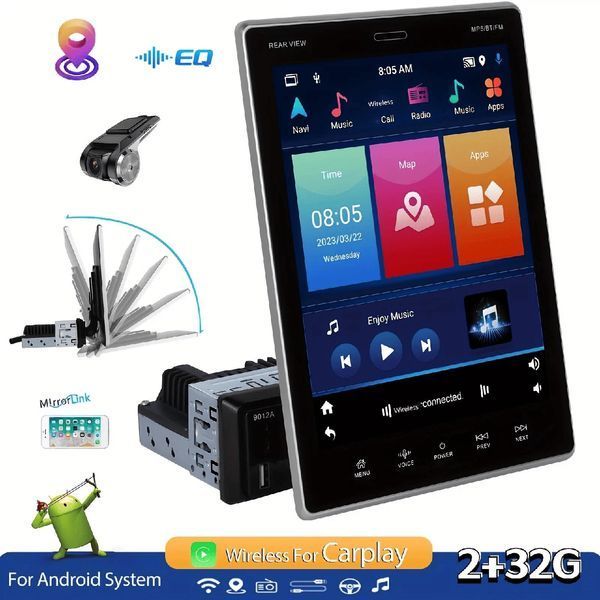 Універсальна 1Din Mагнітола 9016C WINDOW 10.1'' With Carply  С9510 фото